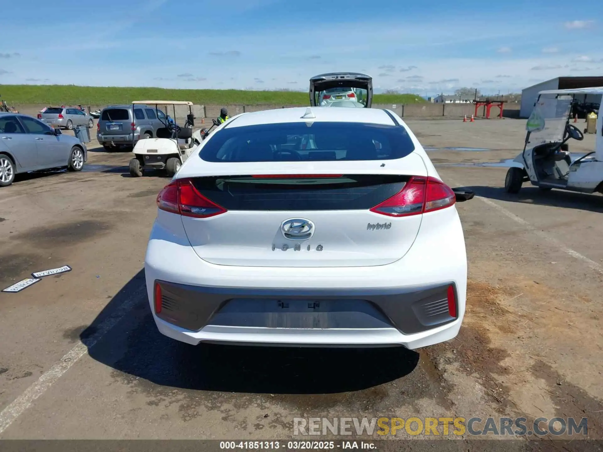 16 fotografías del automóvil dañado KMHC75LC1NU268983 HYUNDAI IONIQ HYBRID 2022