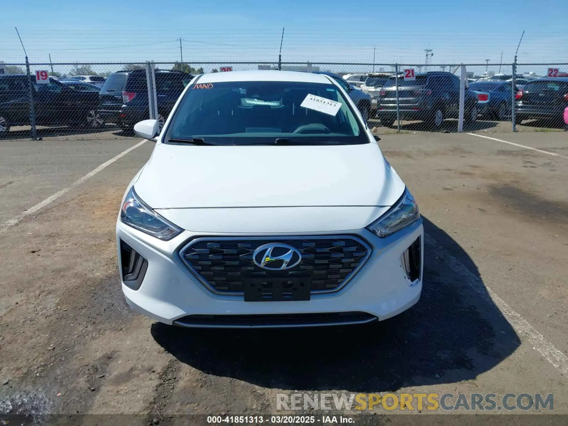6 fotografías del automóvil dañado KMHC75LC1NU268983 HYUNDAI IONIQ HYBRID 2022