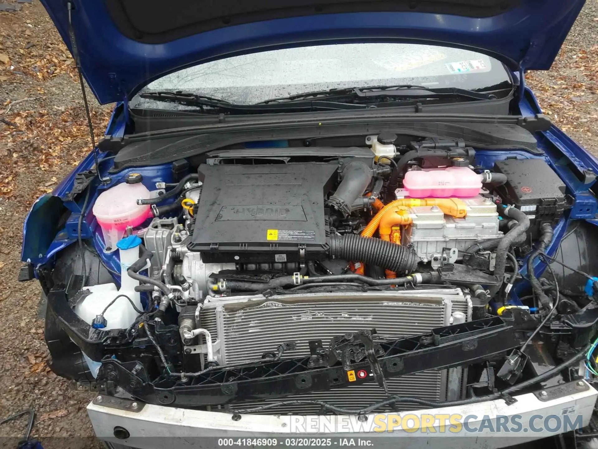 10 fotografías del automóvil dañado KMHC75LC3NU269519 HYUNDAI IONIQ HYBRID 2022