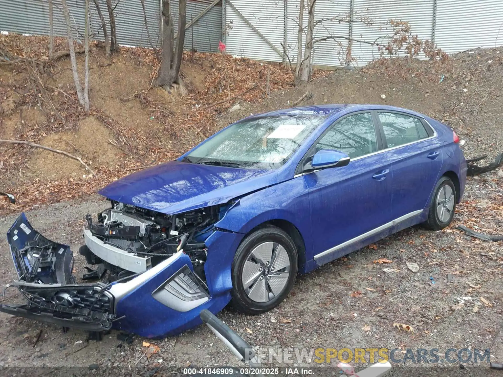 2 fotografías del automóvil dañado KMHC75LC3NU269519 HYUNDAI IONIQ HYBRID 2022