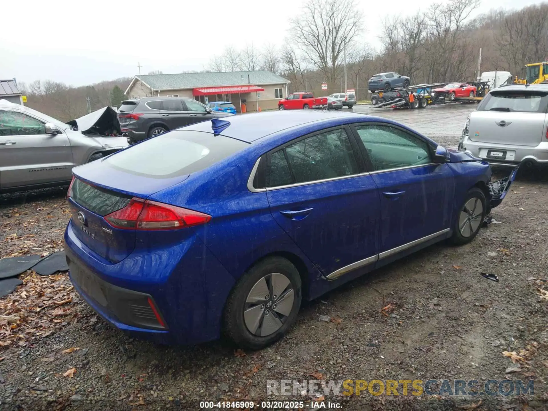 4 fotografías del automóvil dañado KMHC75LC3NU269519 HYUNDAI IONIQ HYBRID 2022