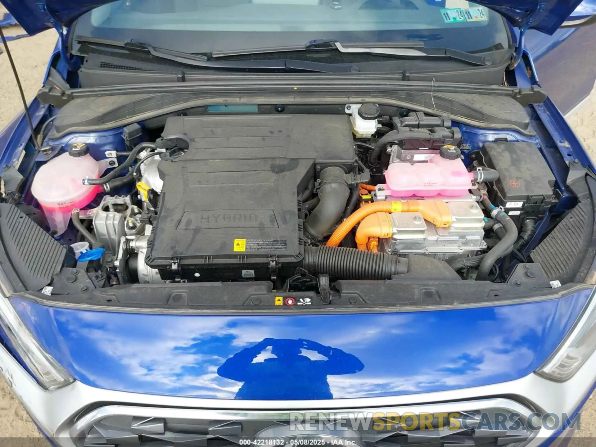 10 fotografías del automóvil dañado KMHC75LC5NU269523 HYUNDAI IONIQ HYBRID 2022