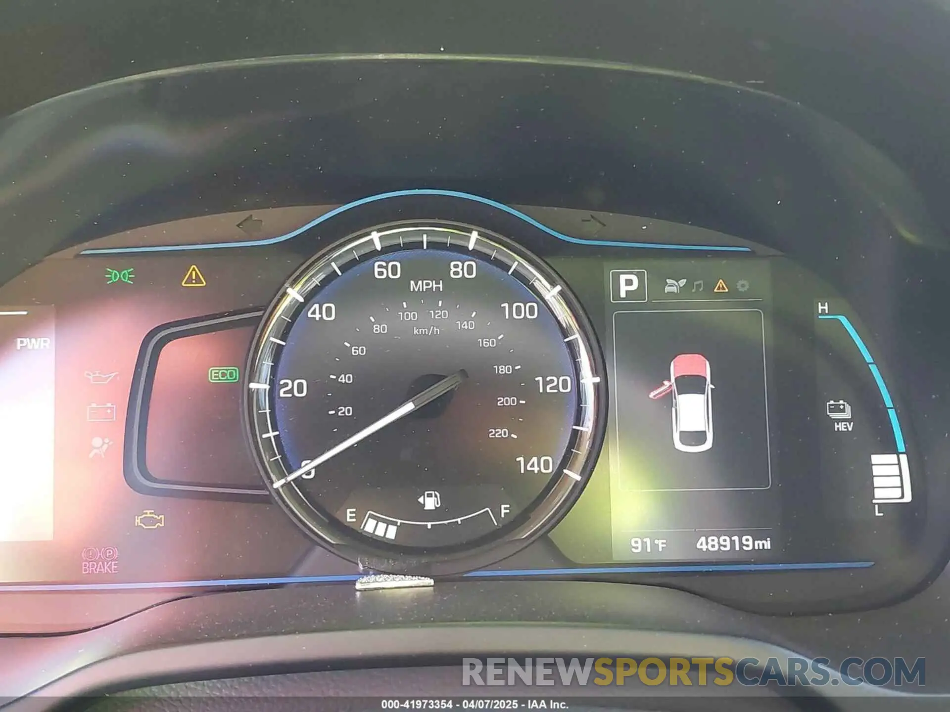 11 fotografías del automóvil dañado KMHC65LD3KU164521 HYUNDAI IONIQ PLUG-IN HYBRID 2019