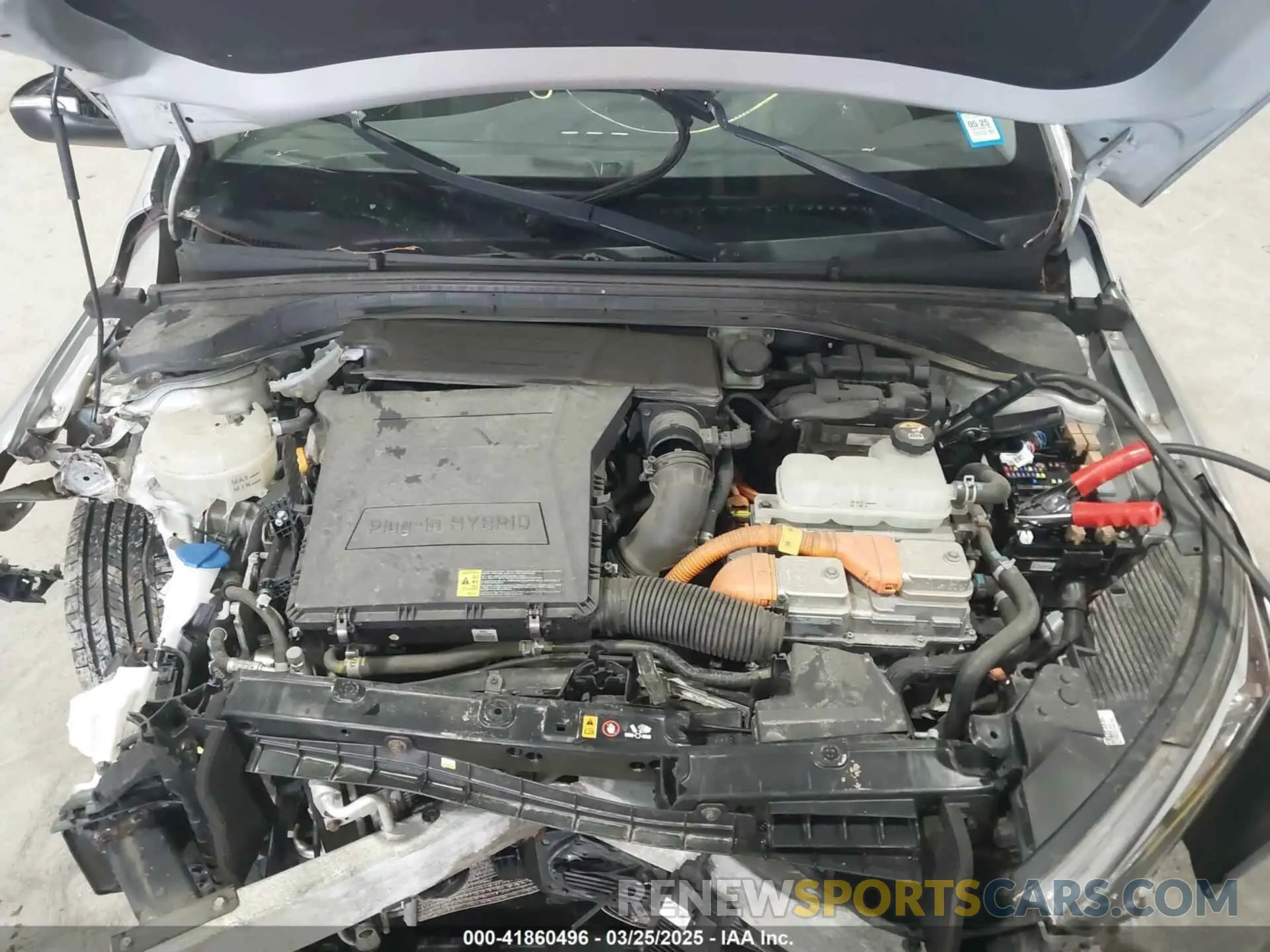 10 fotografías del automóvil dañado KMHC75LD0KU174453 HYUNDAI IONIQ PLUG-IN HYBRID 2019