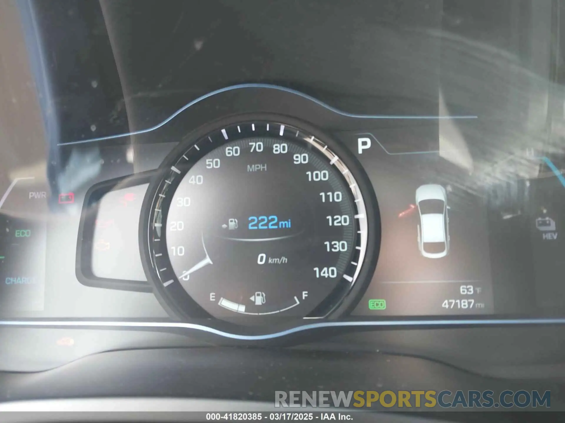 7 fotografías del automóvil dañado KMHC75LDXKU110856 HYUNDAI IONIQ PLUG-IN HYBRID 2019