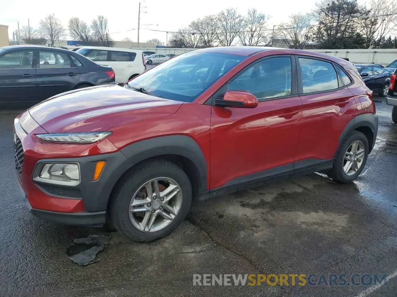 1 fotografías del automóvil dañado KM8K12AA0KU243128 HYUNDAI KONA 2019
