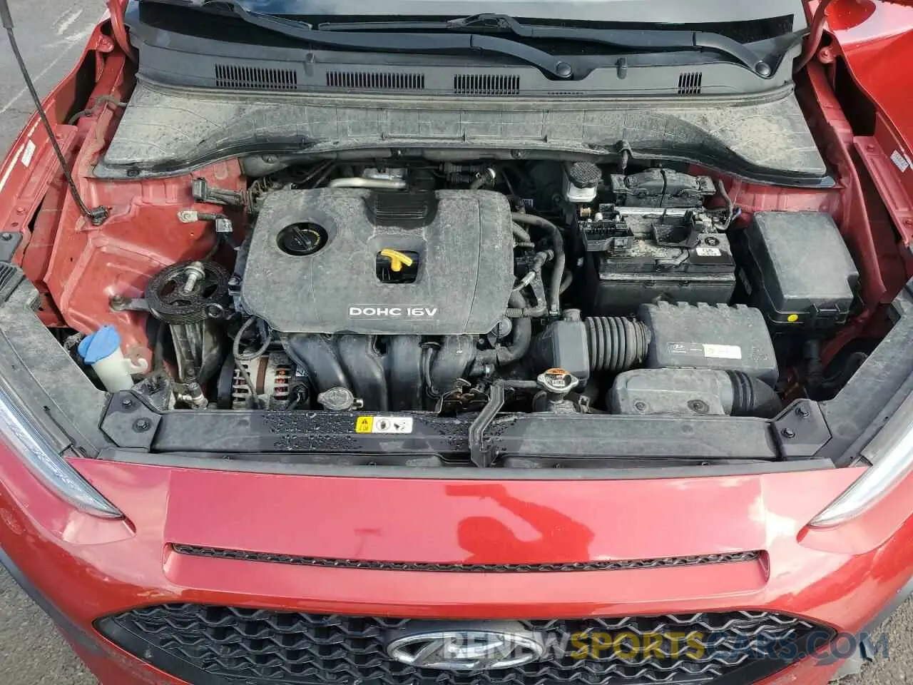12 fotografías del automóvil dañado KM8K12AA0KU243128 HYUNDAI KONA 2019