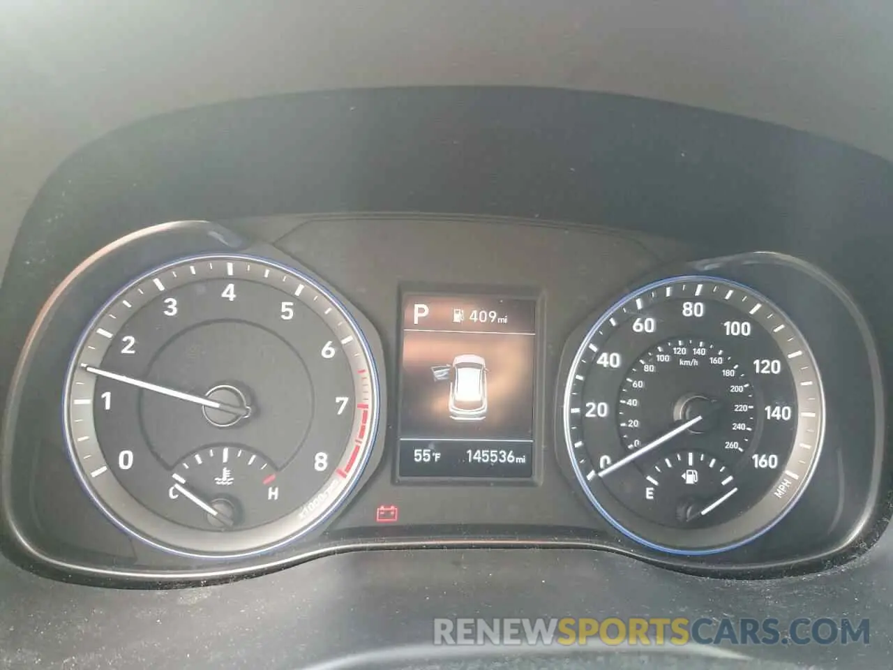 9 fotografías del automóvil dañado KM8K12AA0KU243128 HYUNDAI KONA 2019