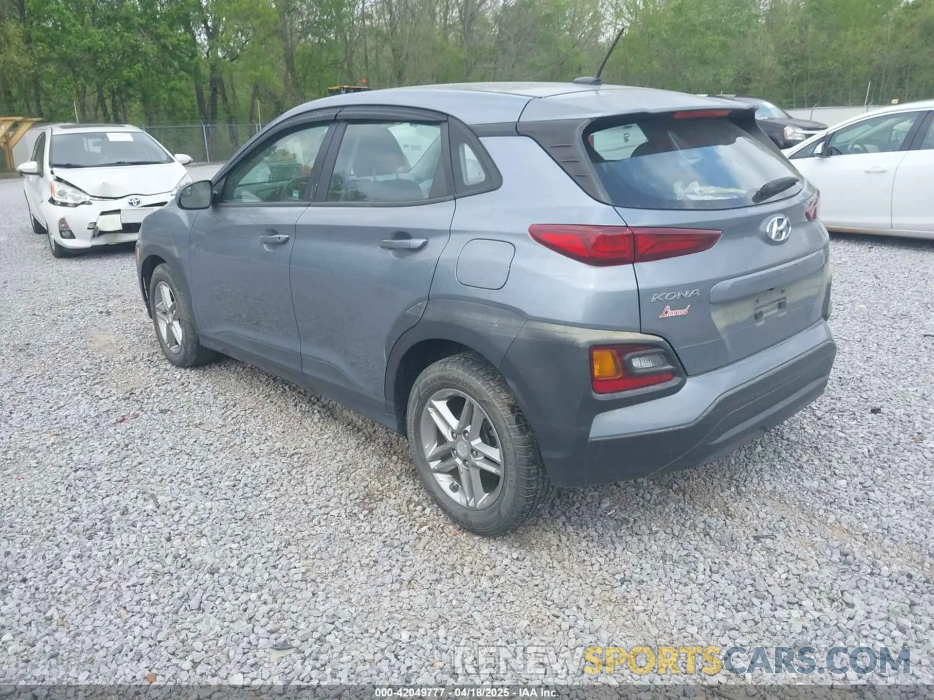 3 fotografías del automóvil dañado KM8K12AA0KU257384 HYUNDAI KONA 2019