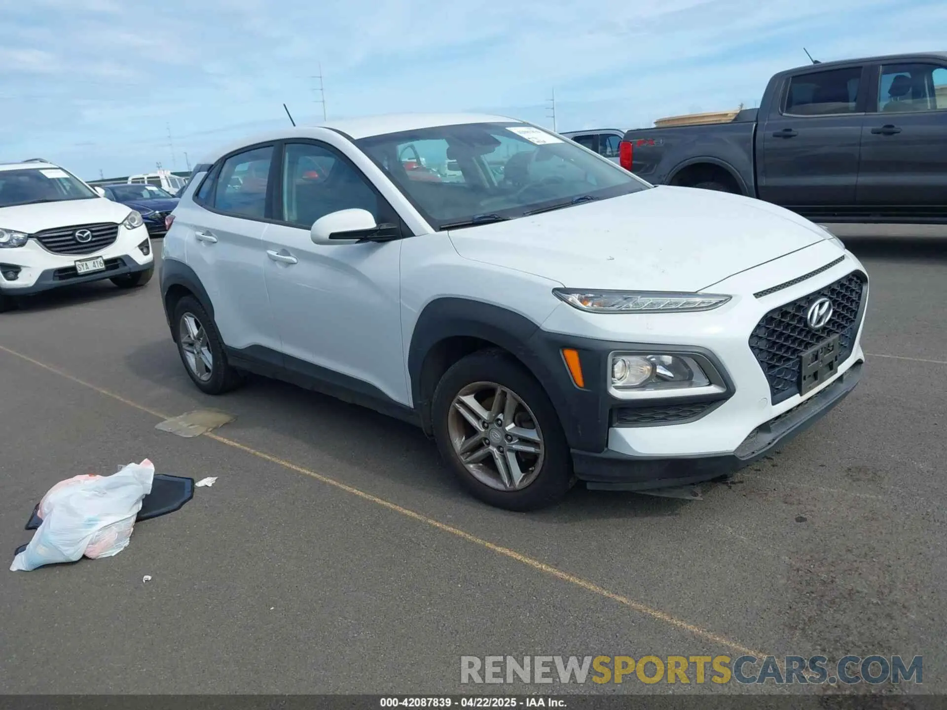 1 fotografías del automóvil dañado KM8K12AA1KU379235 HYUNDAI KONA 2019