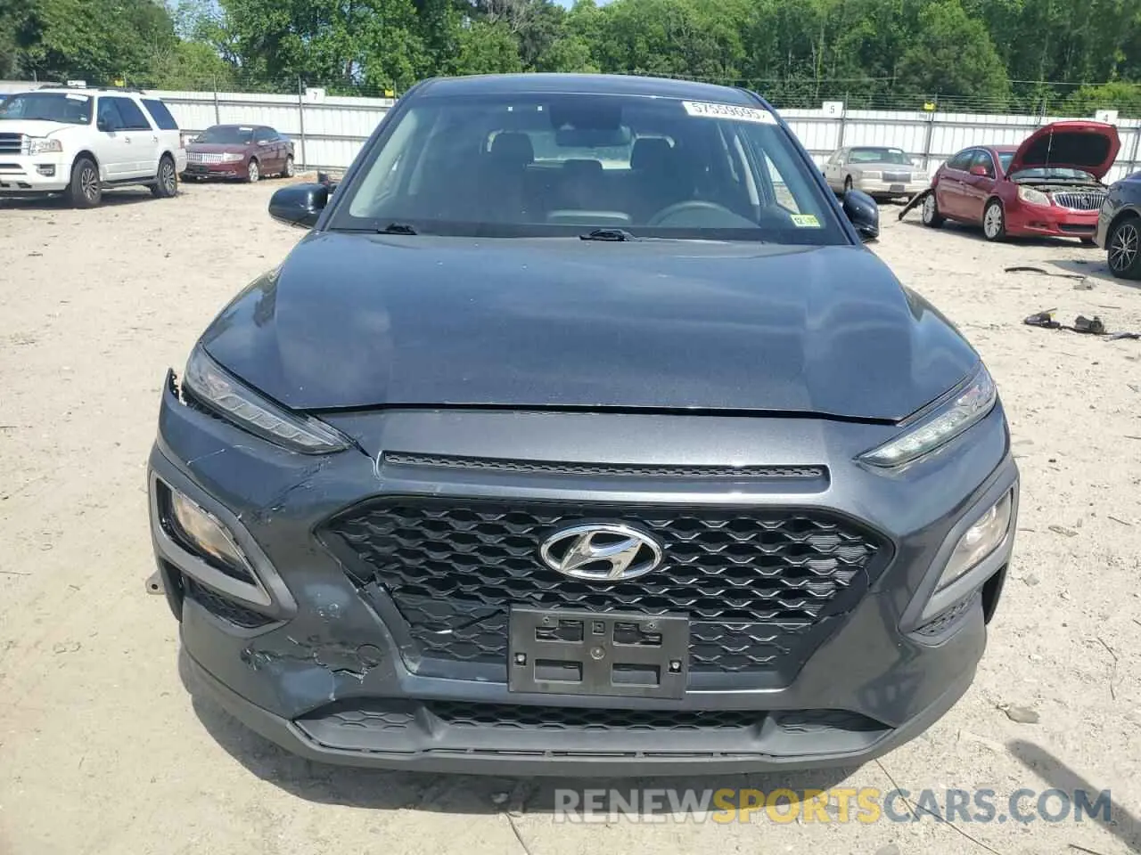 5 fotografías del automóvil dañado KM8K12AA3KU254849 HYUNDAI KONA 2019