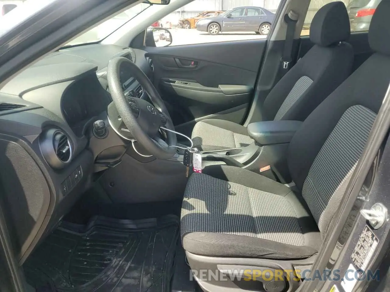 7 fotografías del automóvil dañado KM8K12AA3KU254849 HYUNDAI KONA 2019