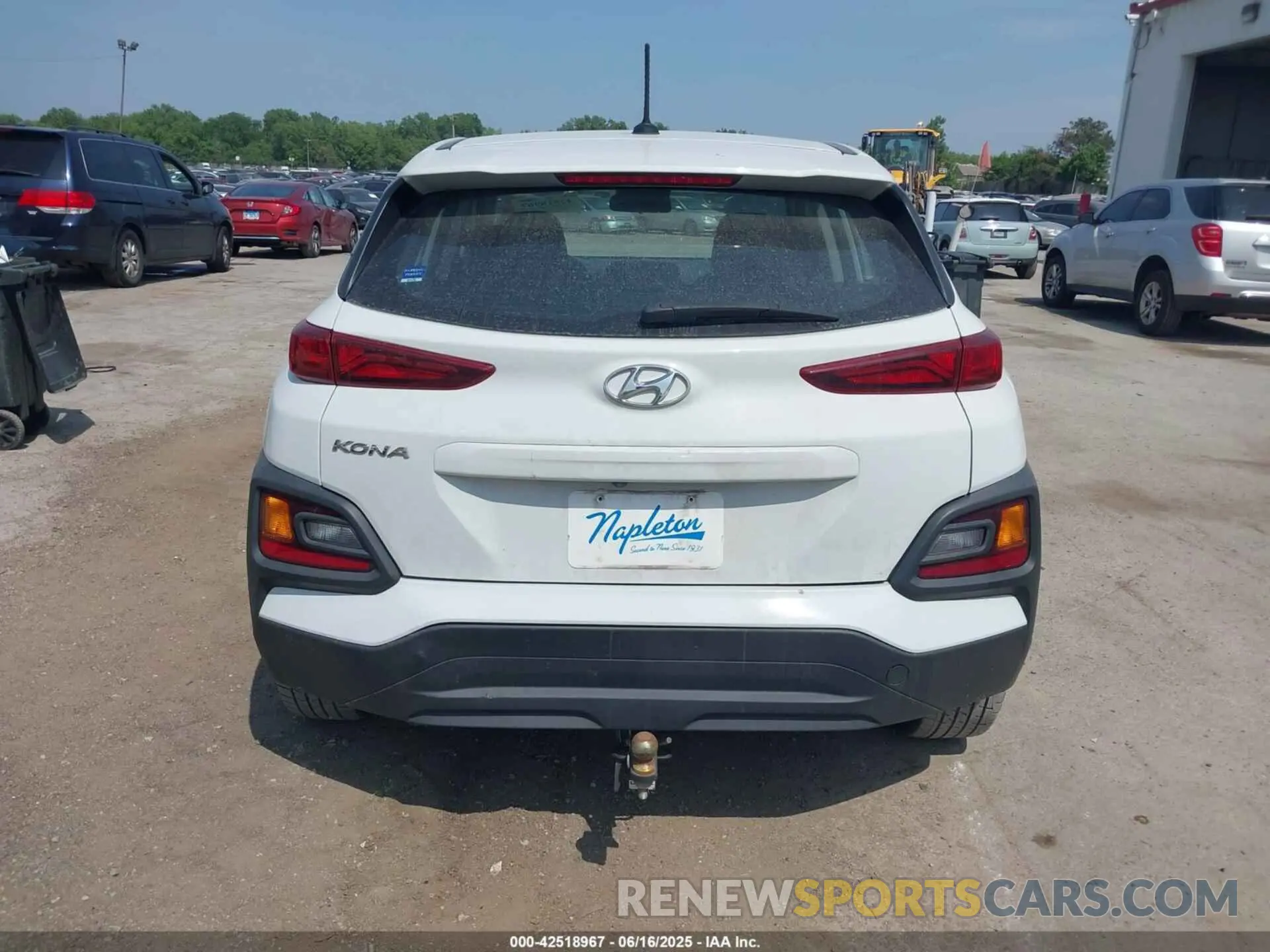 17 fotografías del automóvil dañado KM8K12AA3KU282781 HYUNDAI KONA 2019