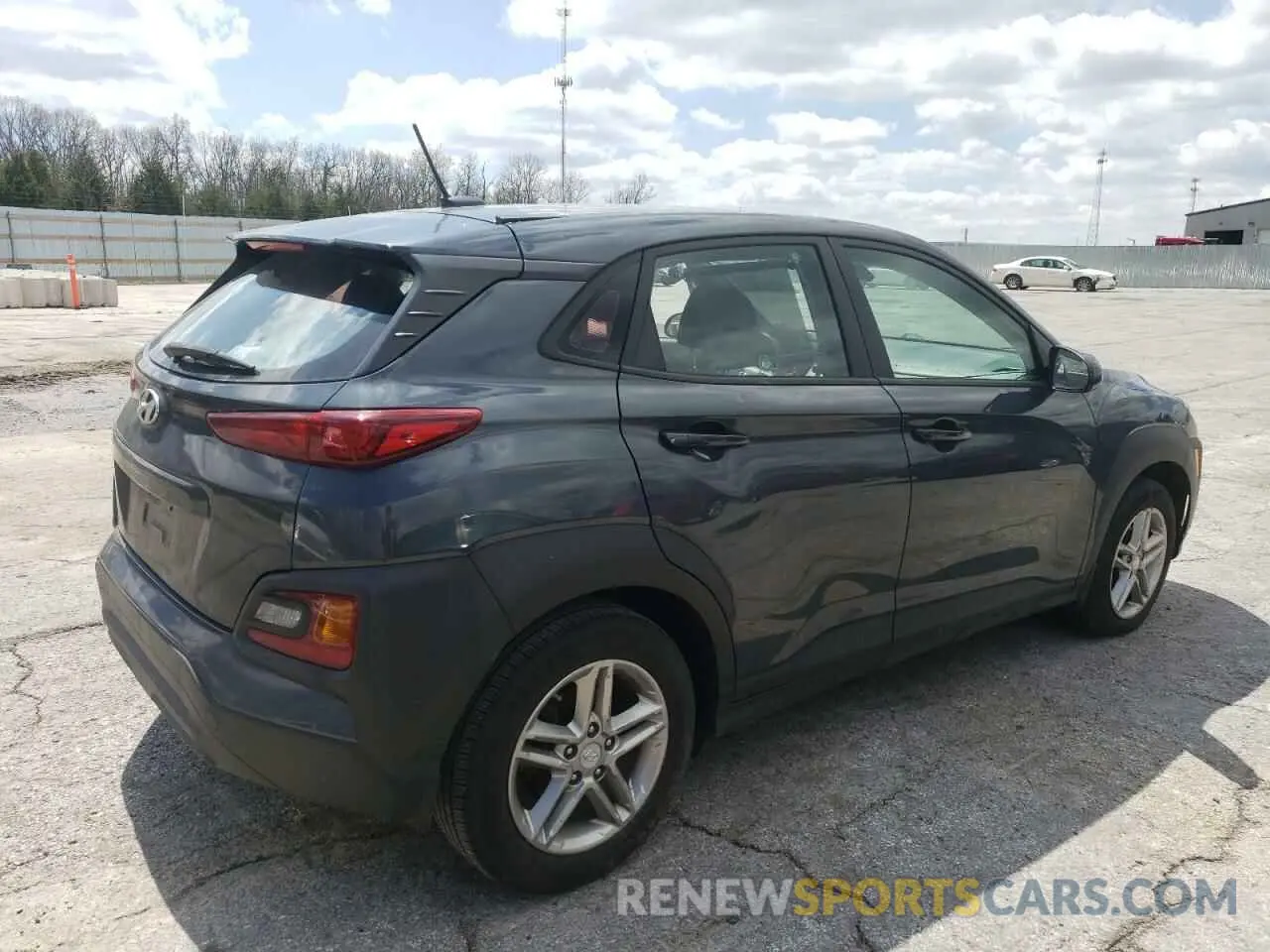 3 fotografías del automóvil dañado KM8K12AA3KU320381 HYUNDAI KONA 2019