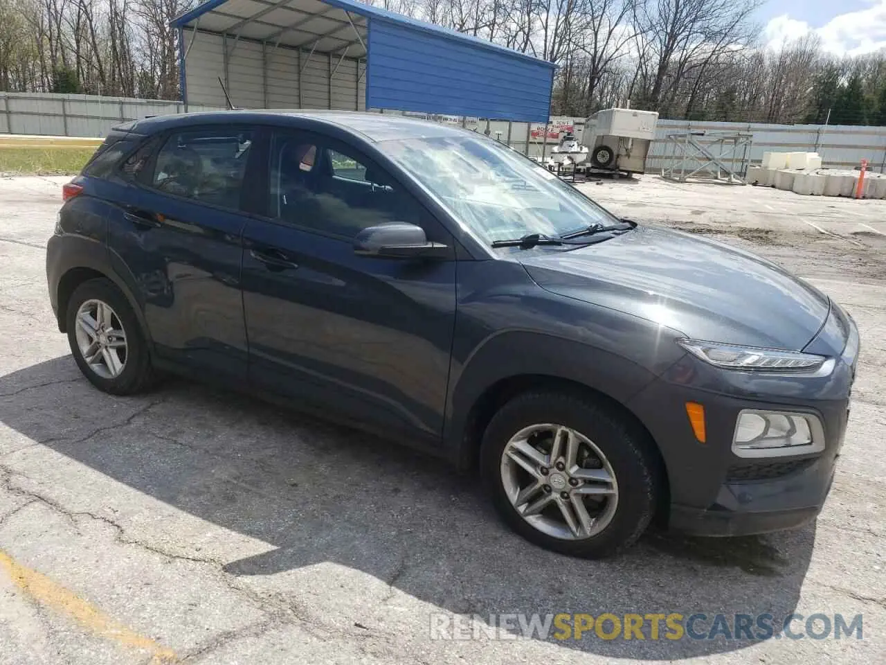 4 fotografías del automóvil dañado KM8K12AA3KU320381 HYUNDAI KONA 2019