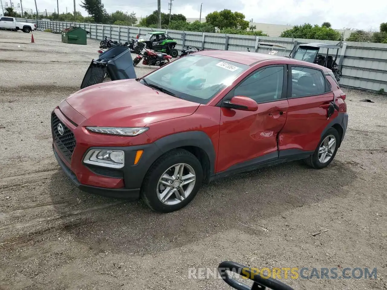 1 fotografías del automóvil dañado KM8K12AA4KU257985 HYUNDAI KONA 2019