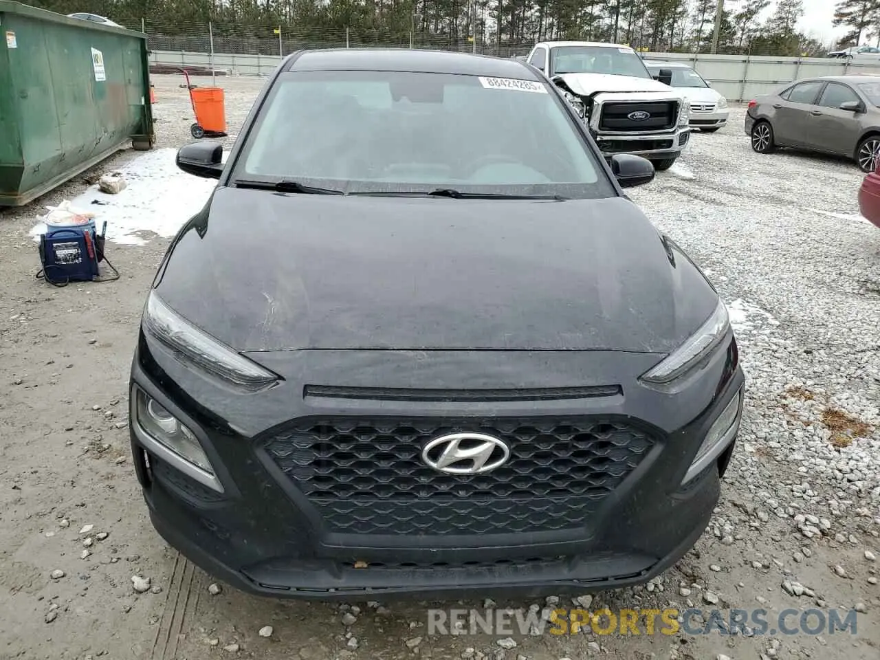 5 fotografías del automóvil dañado KM8K12AA4KU336184 HYUNDAI KONA 2019
