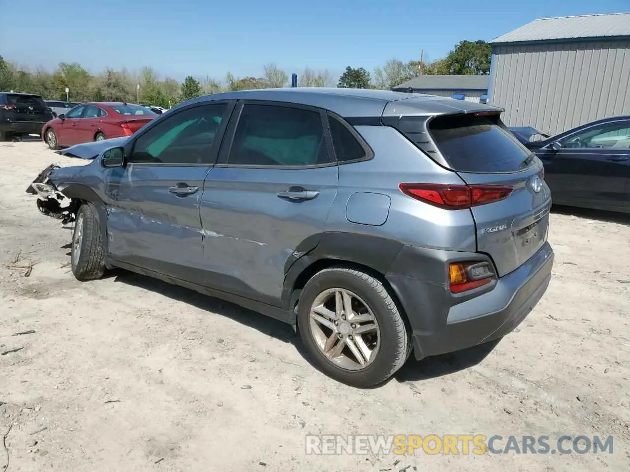 2 fotografías del automóvil dañado KM8K12AA5KU295273 HYUNDAI KONA 2019