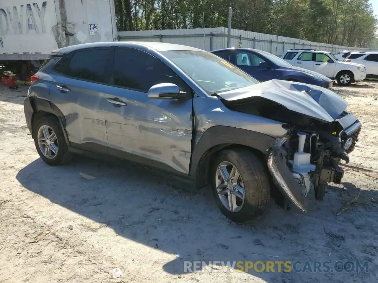 4 fotografías del automóvil dañado KM8K12AA5KU295273 HYUNDAI KONA 2019