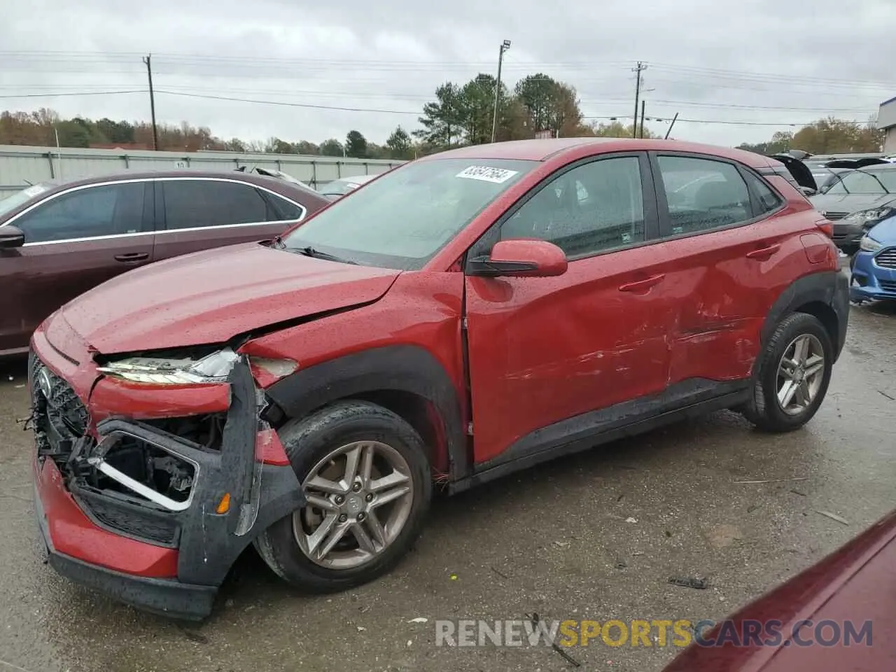 1 fotografías del automóvil dañado KM8K12AA5KU343063 HYUNDAI KONA 2019