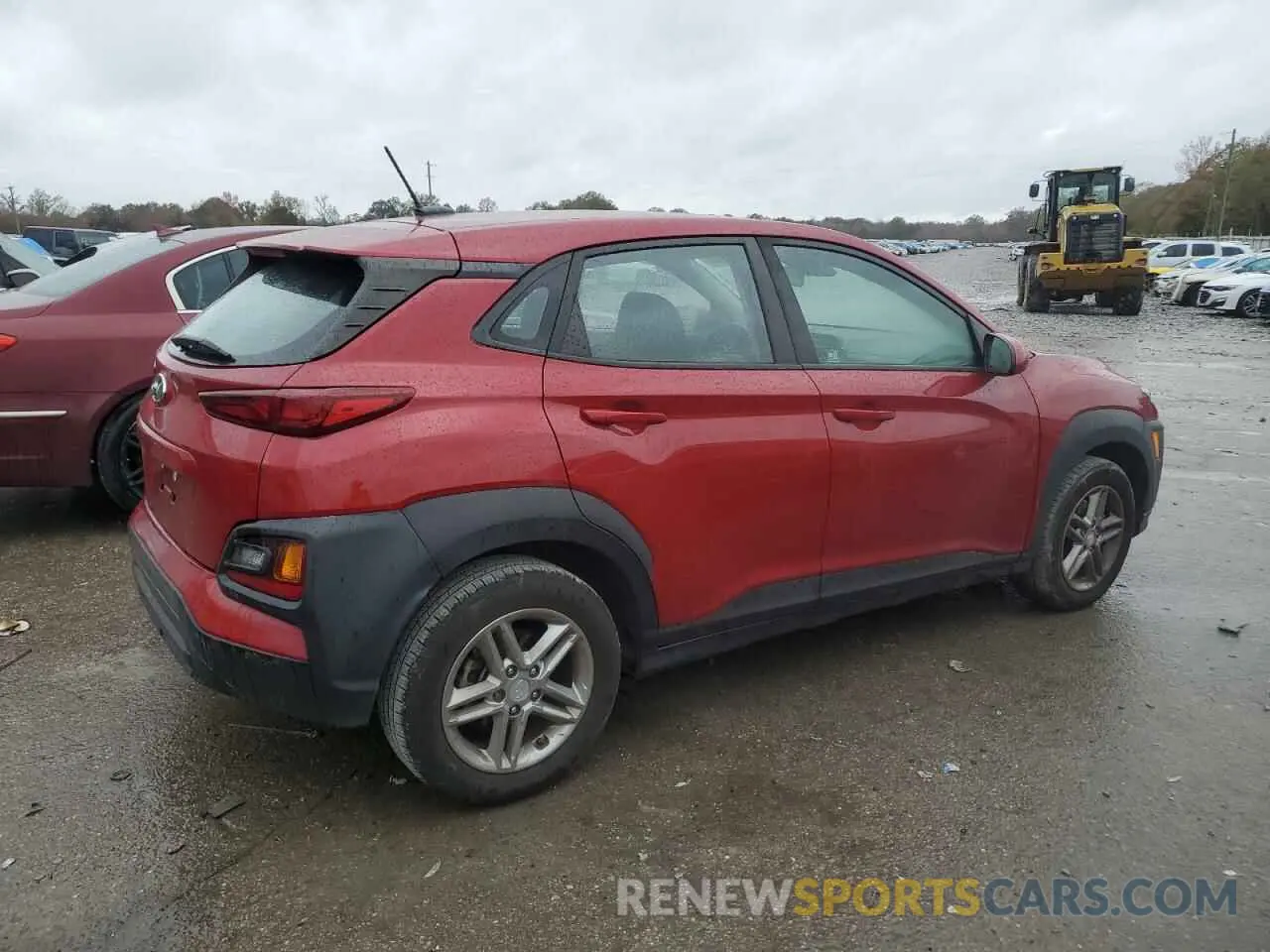3 fotografías del automóvil dañado KM8K12AA5KU343063 HYUNDAI KONA 2019