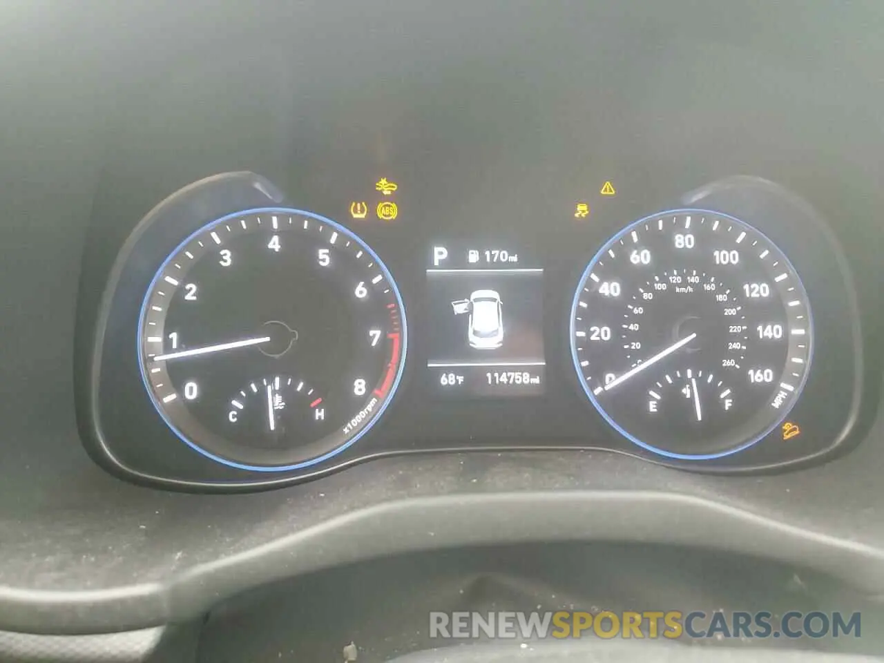 9 fotografías del automóvil dañado KM8K12AA5KU343063 HYUNDAI KONA 2019