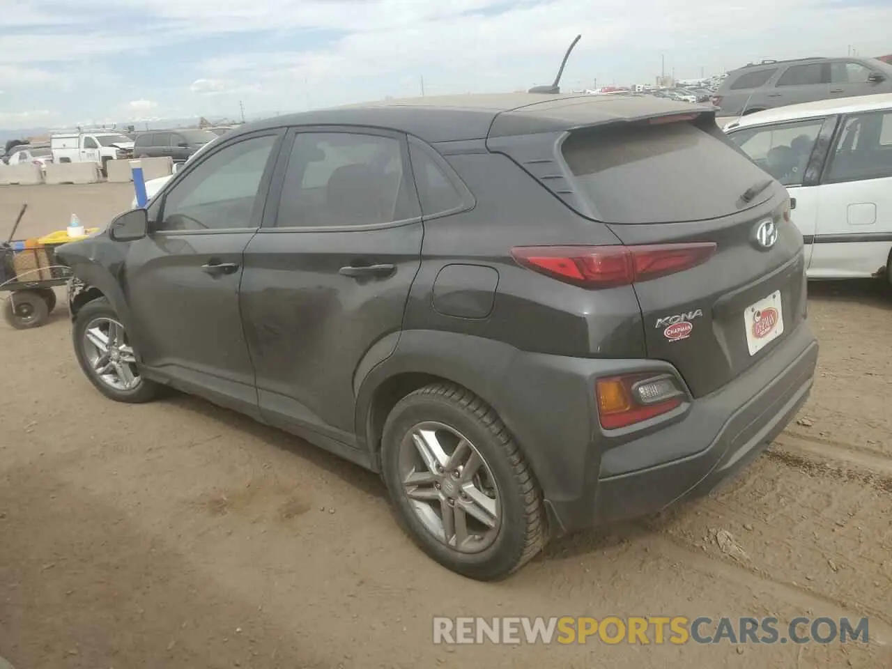 2 fotografías del automóvil dañado KM8K12AA6KU339071 HYUNDAI KONA 2019