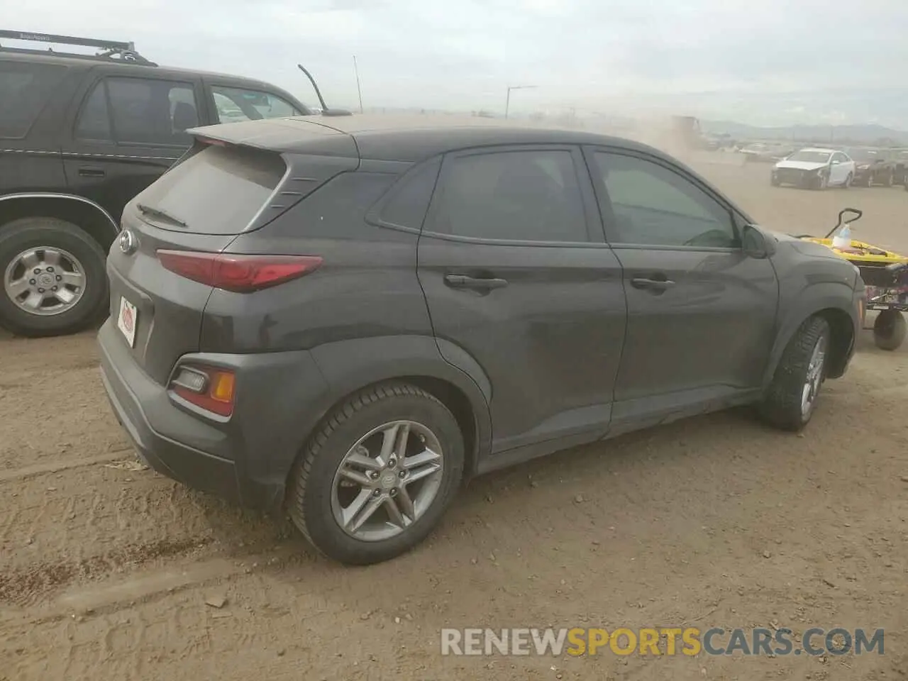 3 fotografías del automóvil dañado KM8K12AA6KU339071 HYUNDAI KONA 2019