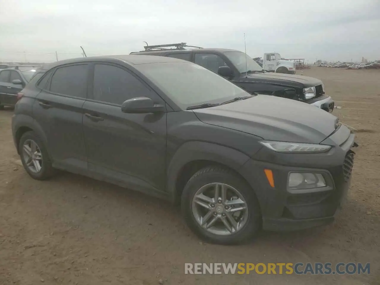 4 fotografías del automóvil dañado KM8K12AA6KU339071 HYUNDAI KONA 2019