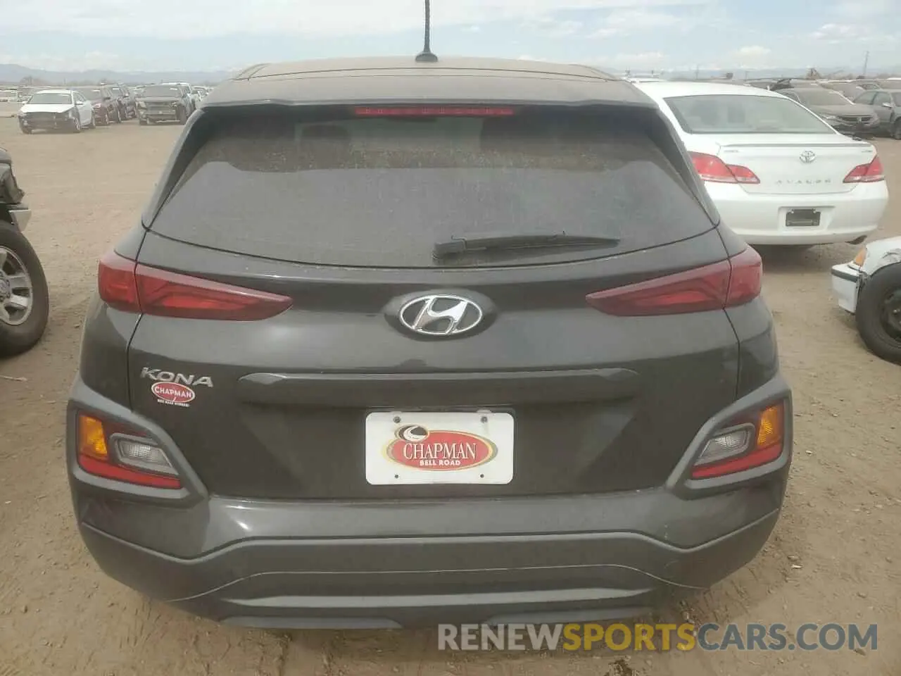 6 fotografías del automóvil dañado KM8K12AA6KU339071 HYUNDAI KONA 2019