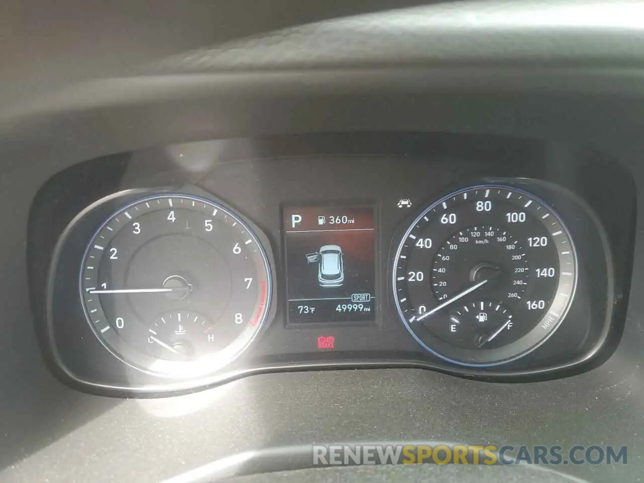 9 fotografías del automóvil dañado KM8K12AA6KU339071 HYUNDAI KONA 2019