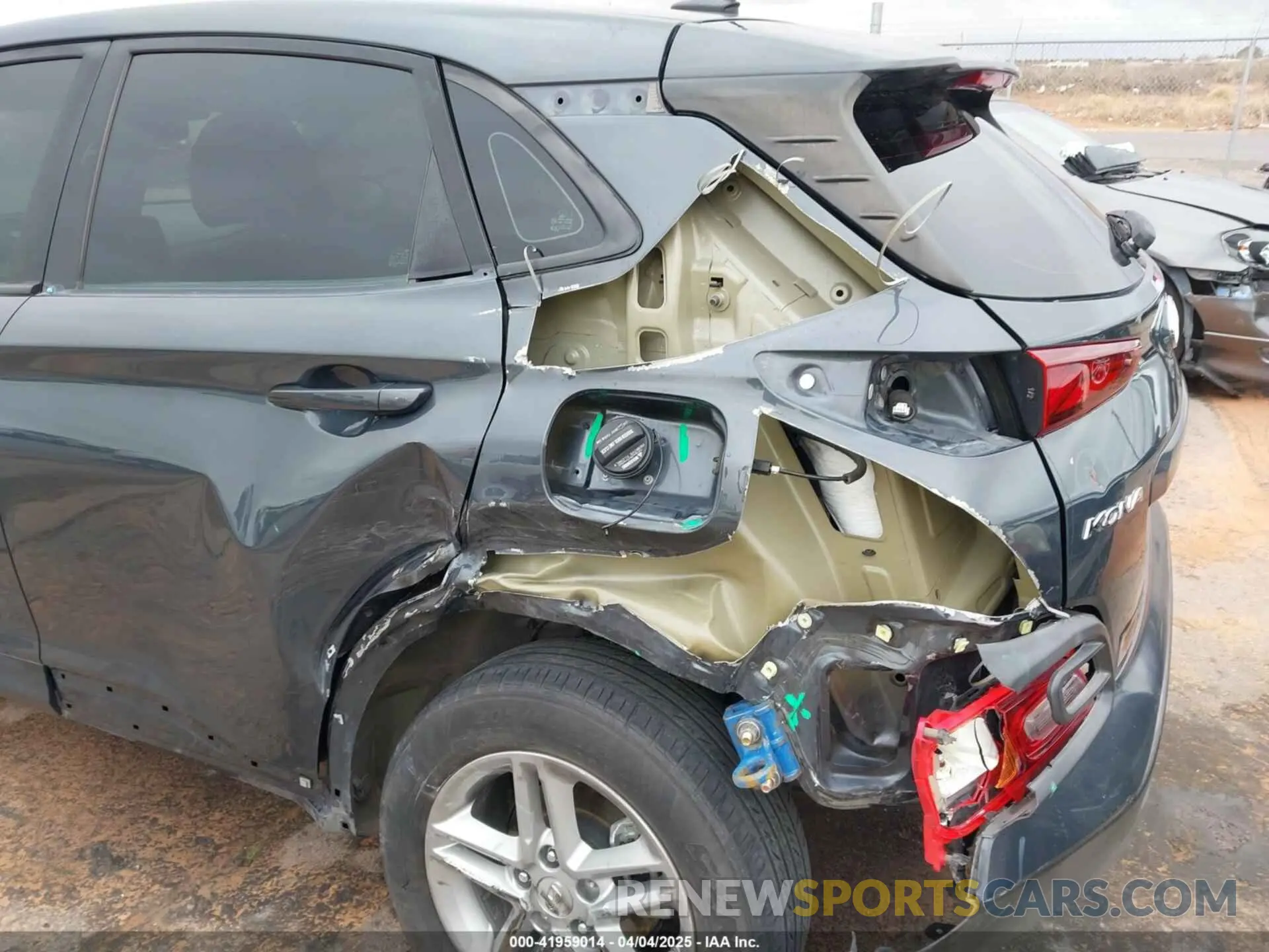6 fotografías del automóvil dañado KM8K12AA7KU221448 HYUNDAI KONA 2019