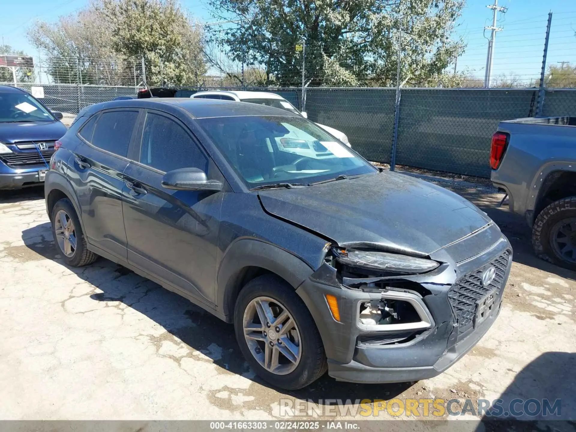 1 fotografías del automóvil dañado KM8K12AA7KU272366 HYUNDAI KONA 2019