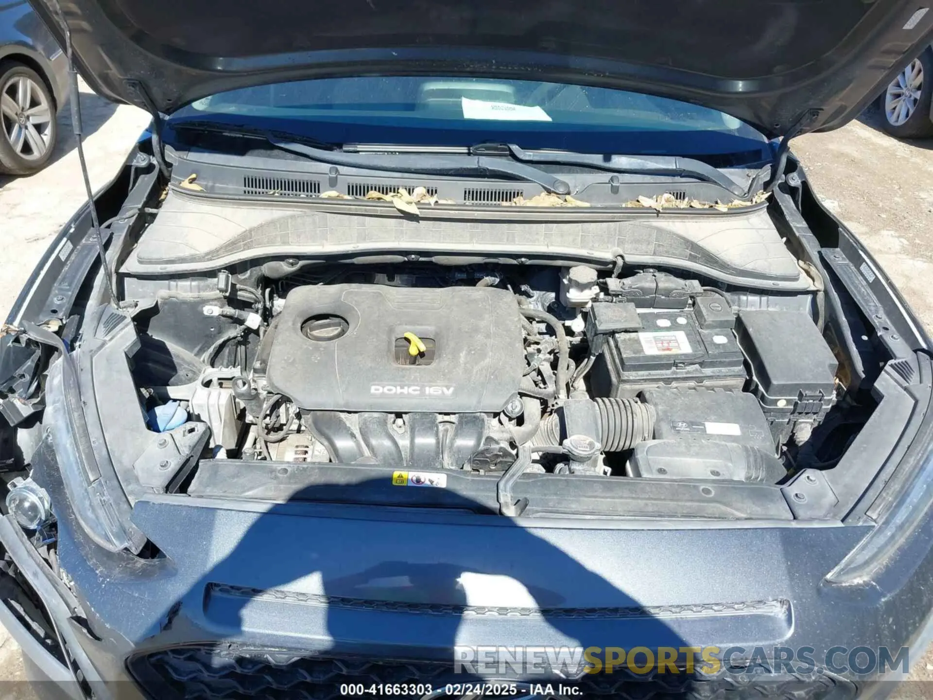 10 fotografías del automóvil dañado KM8K12AA7KU272366 HYUNDAI KONA 2019