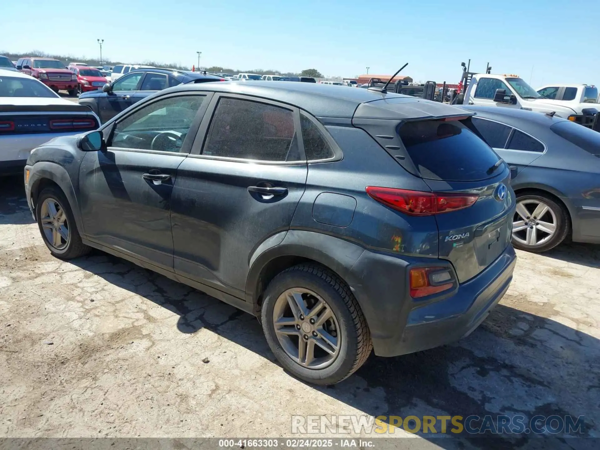 3 fotografías del automóvil dañado KM8K12AA7KU272366 HYUNDAI KONA 2019