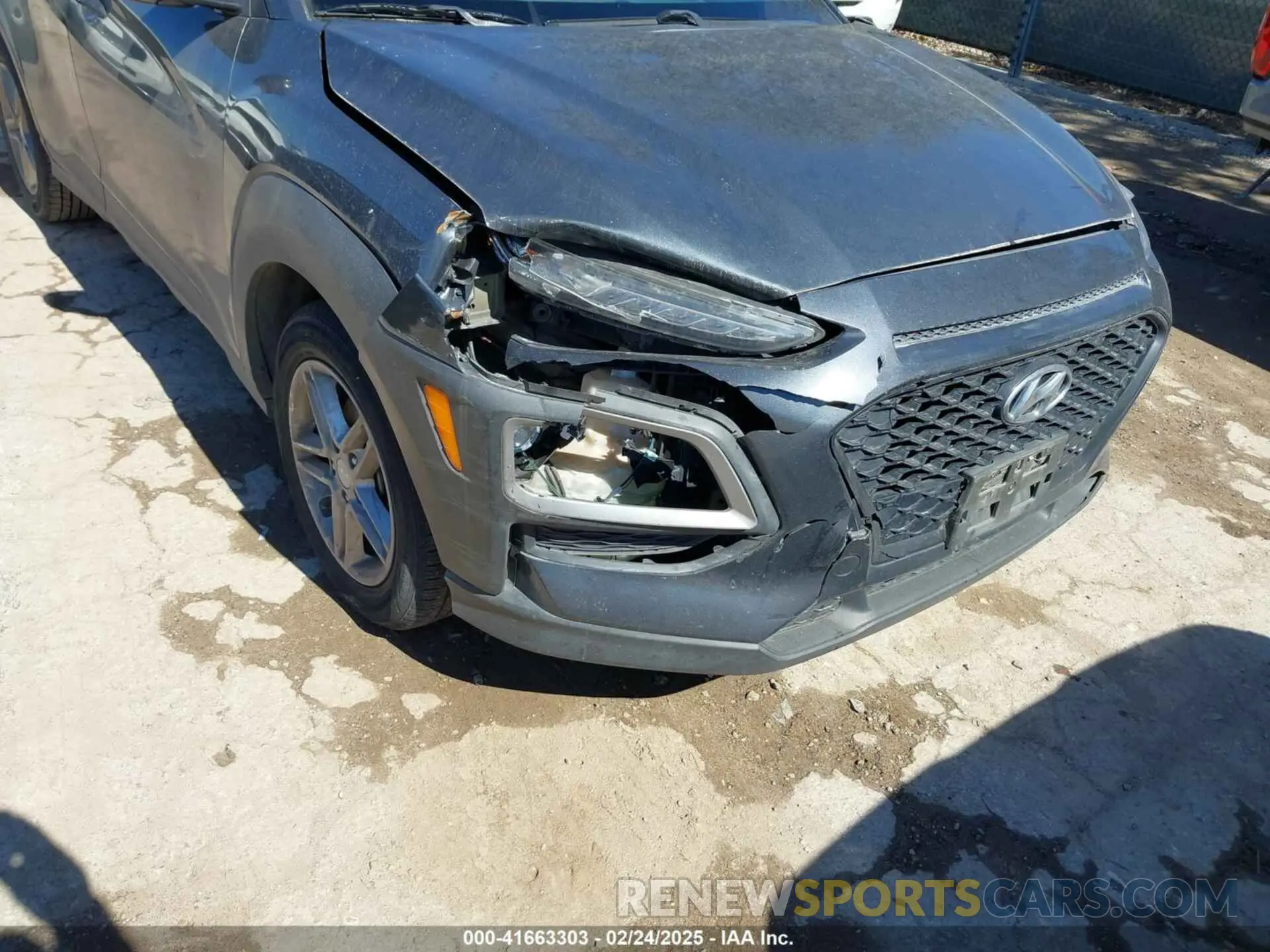 6 fotografías del automóvil dañado KM8K12AA7KU272366 HYUNDAI KONA 2019