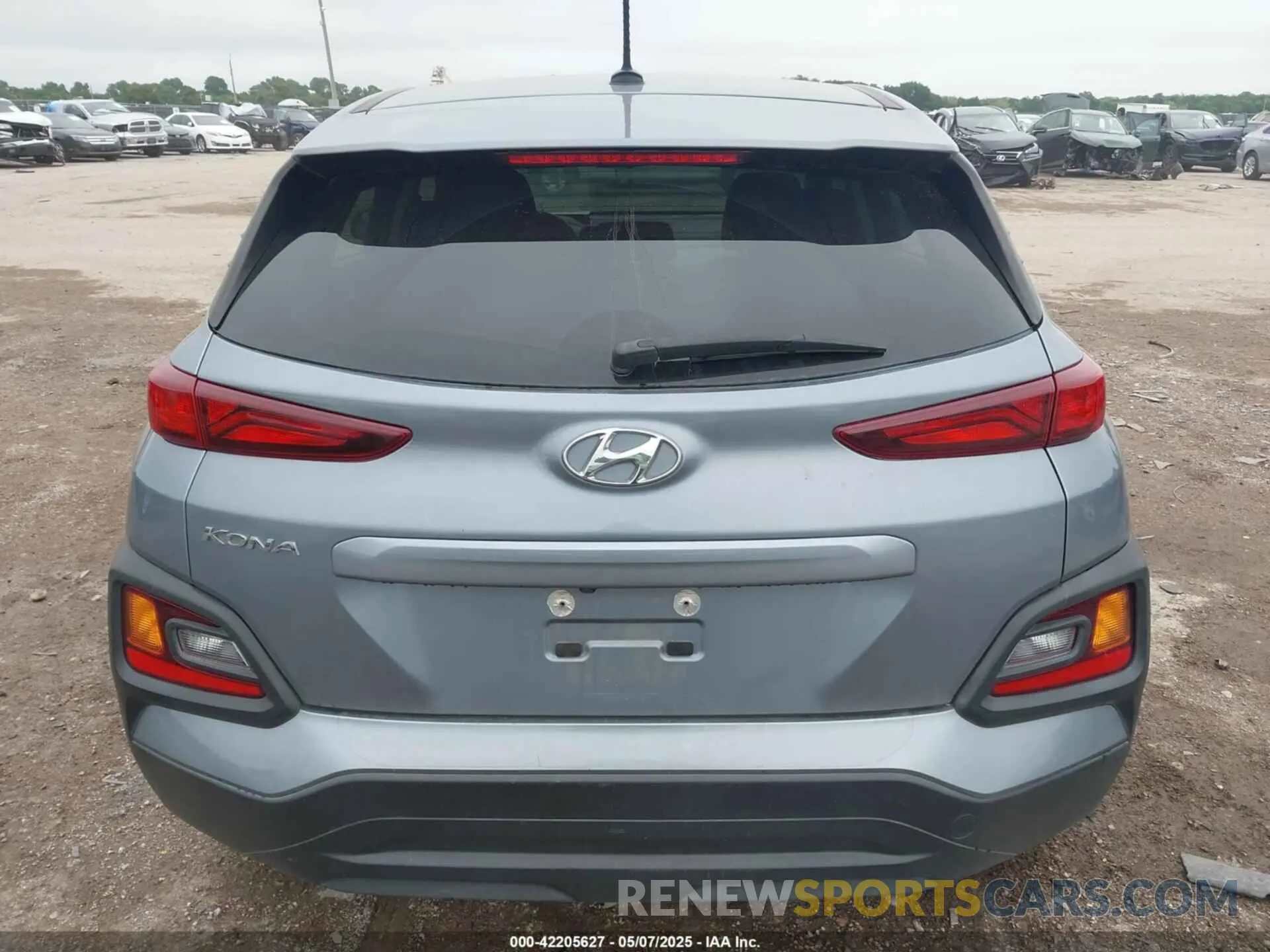 16 fotografías del automóvil dañado KM8K12AA7KU302093 HYUNDAI KONA 2019