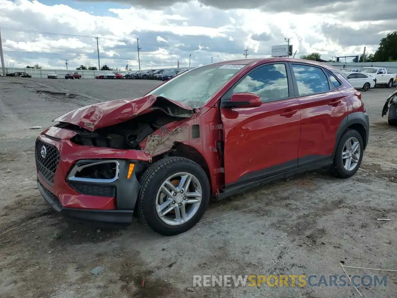 1 fotografías del automóvil dañado KM8K12AA7KU326331 HYUNDAI KONA 2019