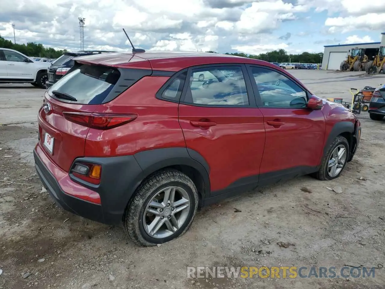 3 fotografías del automóvil dañado KM8K12AA7KU326331 HYUNDAI KONA 2019