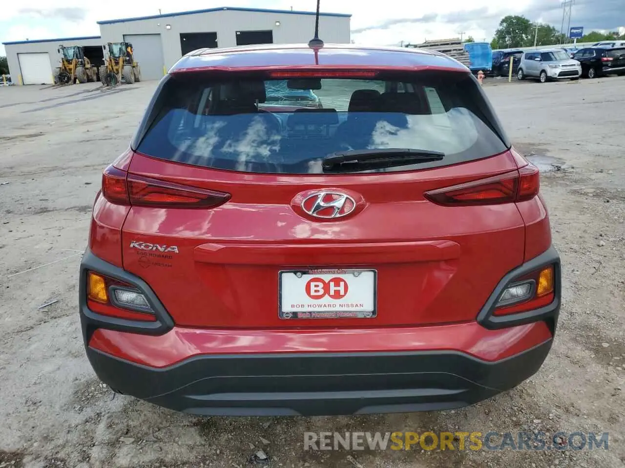 6 fotografías del automóvil dañado KM8K12AA7KU326331 HYUNDAI KONA 2019