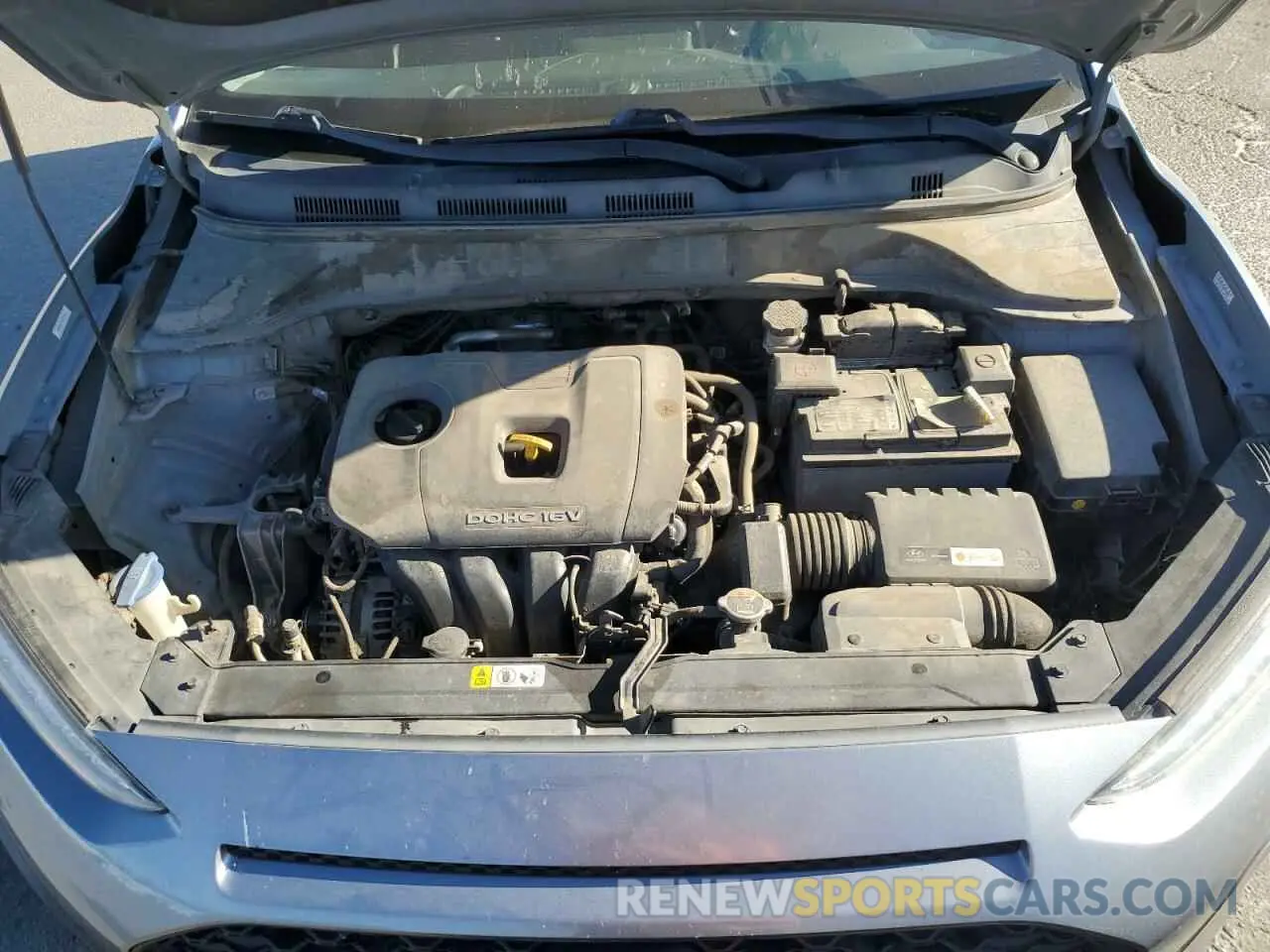 12 fotografías del automóvil dañado KM8K12AA8KU226688 HYUNDAI KONA 2019