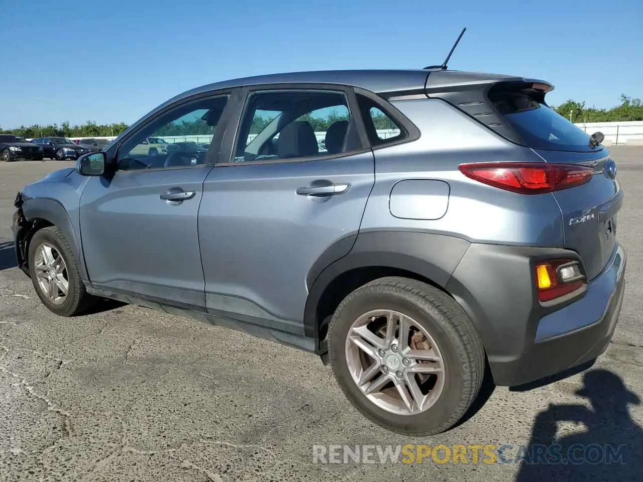 2 fotografías del automóvil dañado KM8K12AA8KU226688 HYUNDAI KONA 2019