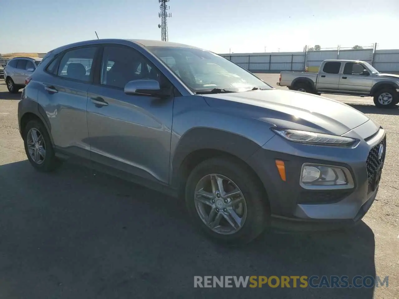 4 fotografías del automóvil dañado KM8K12AA8KU226688 HYUNDAI KONA 2019