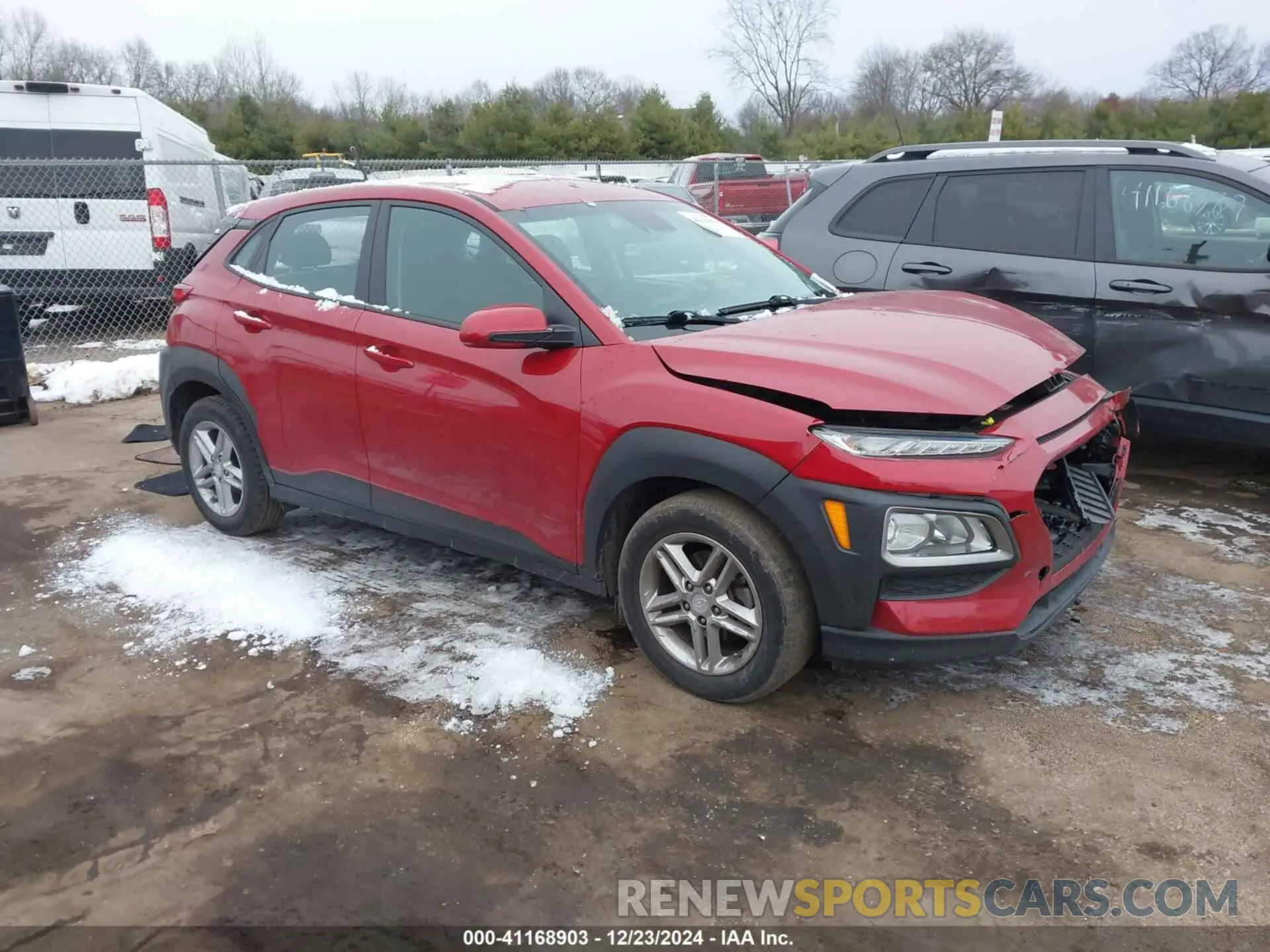13 fotografías del automóvil dañado KM8K12AA8KU316701 HYUNDAI KONA 2019