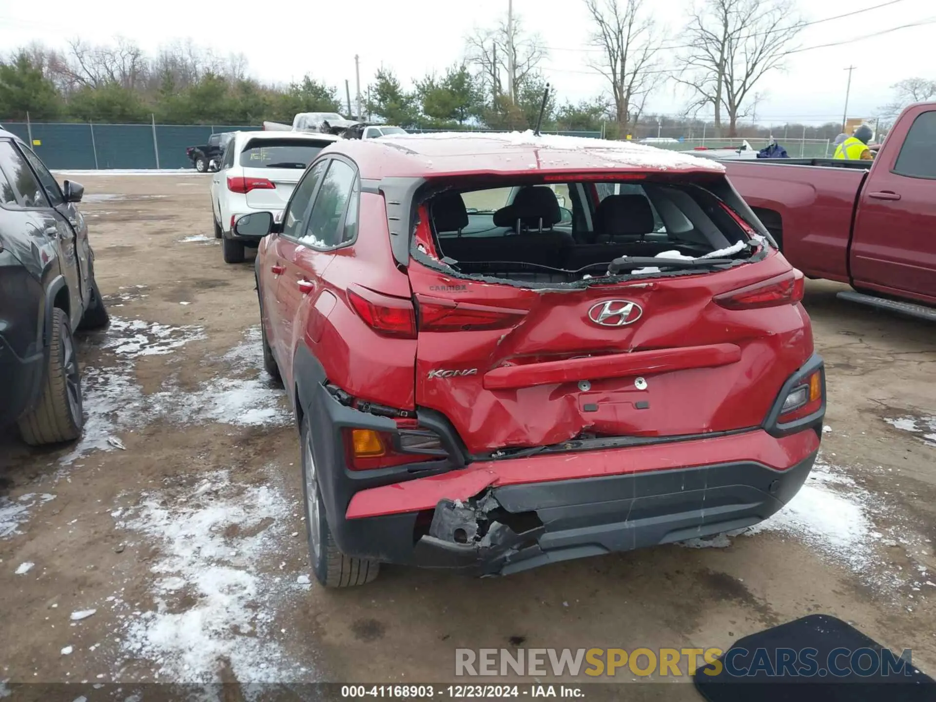 3 fotografías del automóvil dañado KM8K12AA8KU316701 HYUNDAI KONA 2019