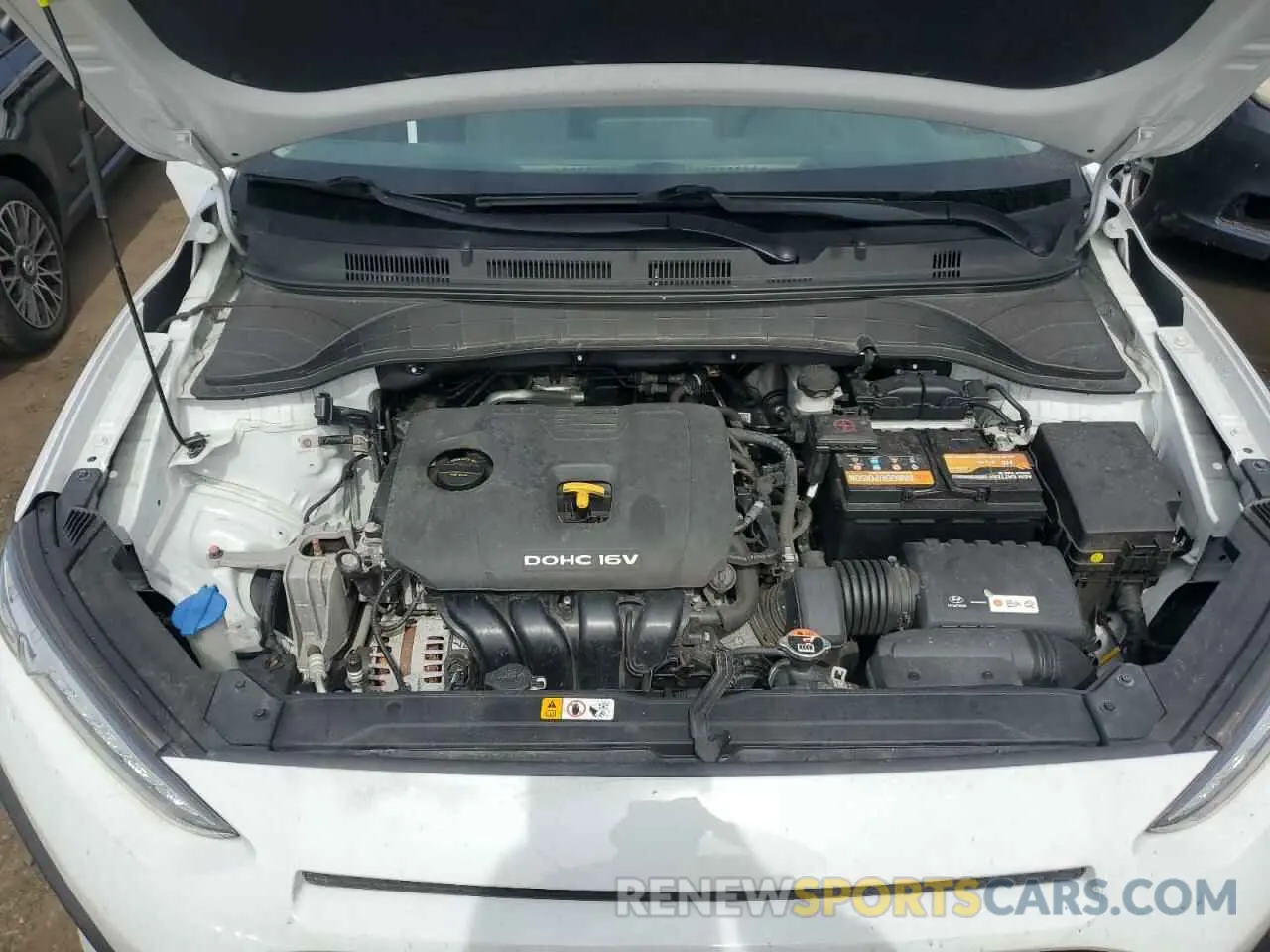11 fotografías del automóvil dañado KM8K12AA8KU318299 HYUNDAI KONA 2019
