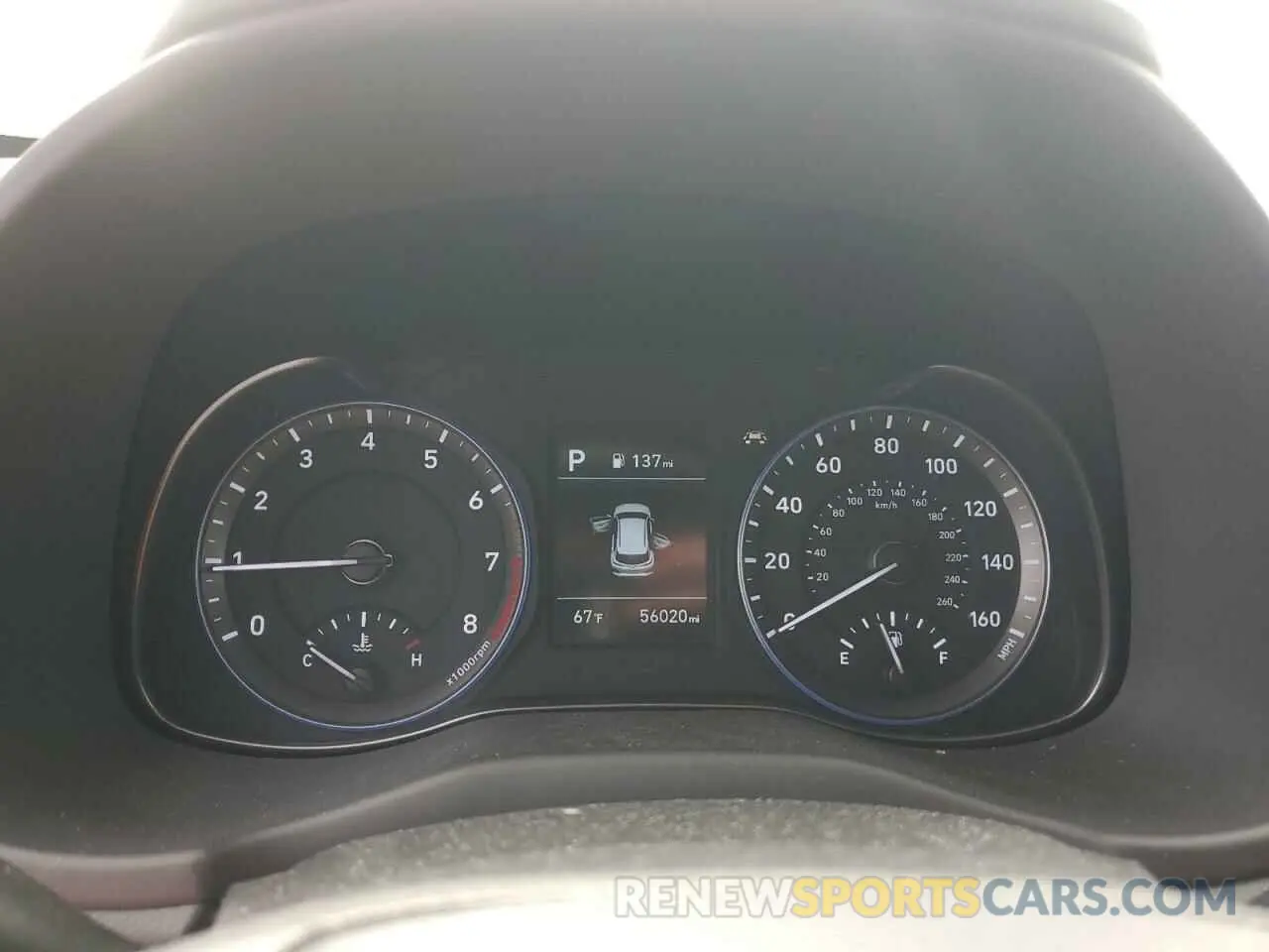 9 fotografías del automóvil dañado KM8K12AA8KU318299 HYUNDAI KONA 2019