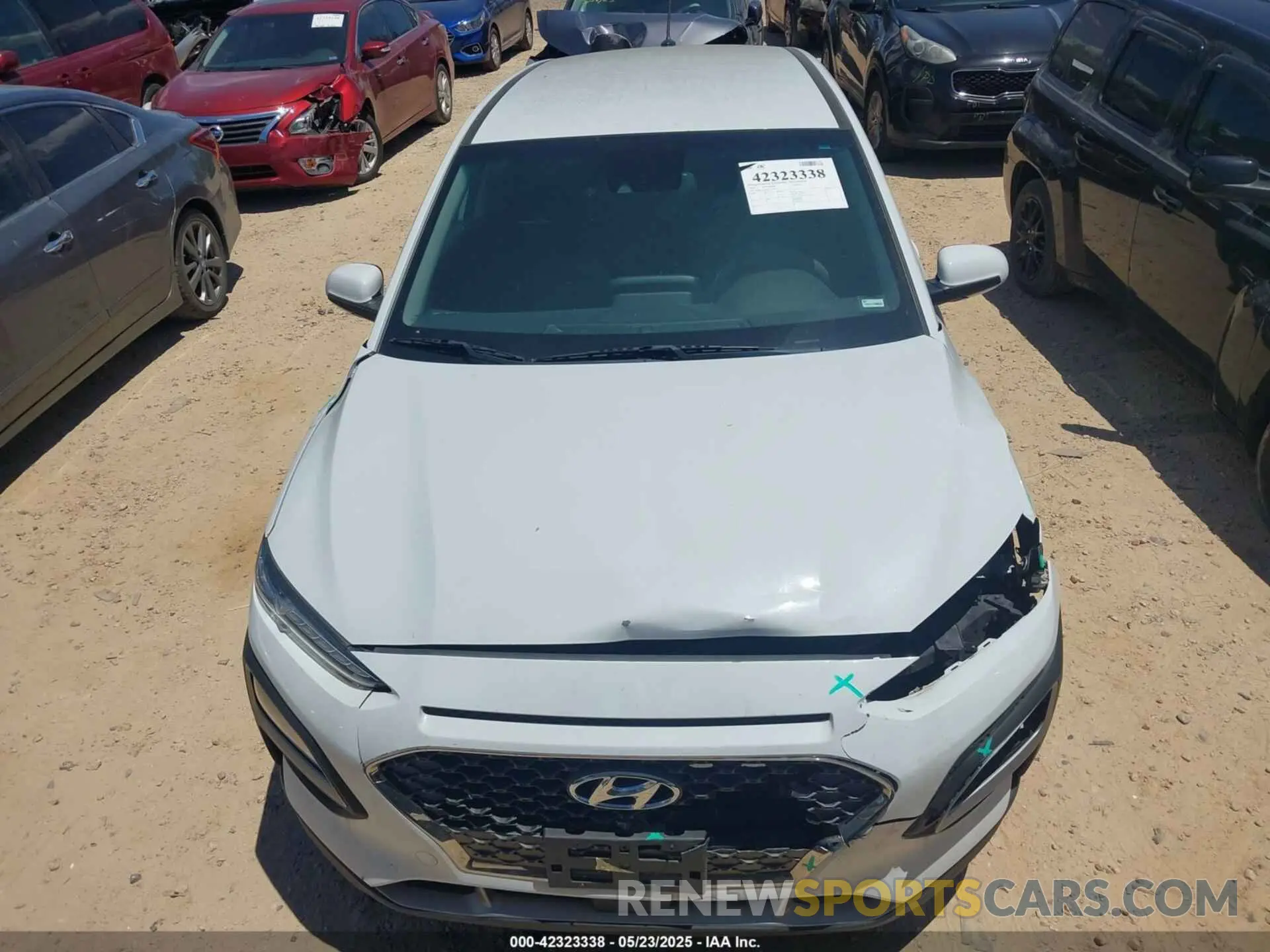 12 fotografías del automóvil dañado KM8K12AA9KU237912 HYUNDAI KONA 2019