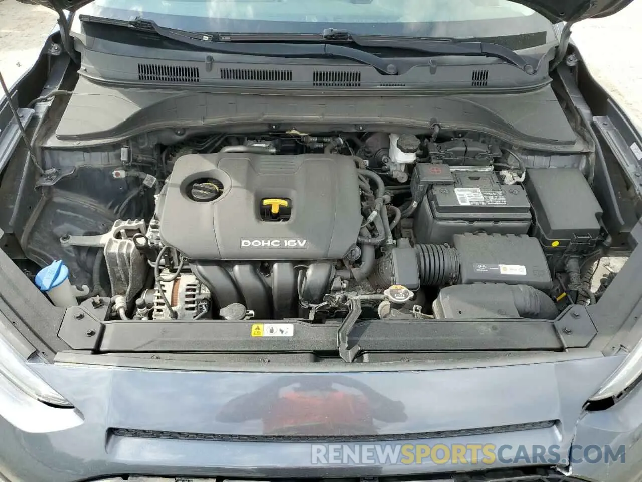 11 fotografías del automóvil dañado KM8K12AA9KU295776 HYUNDAI KONA 2019