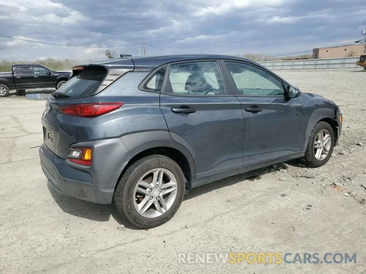 3 fotografías del automóvil dañado KM8K12AA9KU295776 HYUNDAI KONA 2019